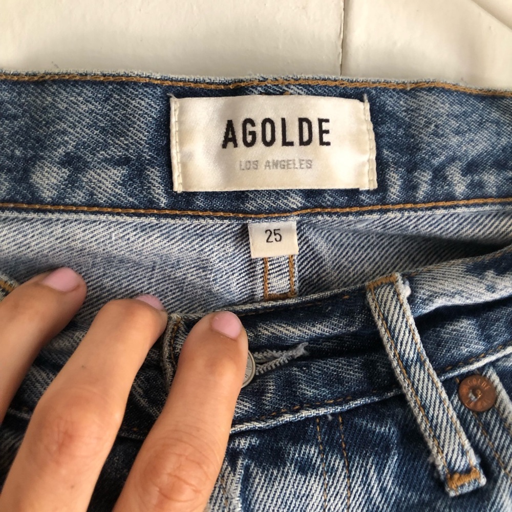 AGOLDE distressed skinny jeans